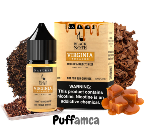 black note Virginia Tobacco SALT Likit PUFFAMCA
