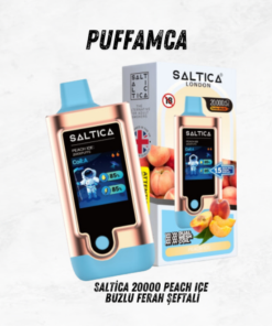 Saltica 20000 peach ıce puff sipariş ver - puffamca