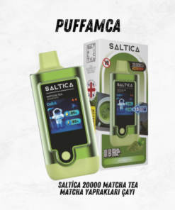 Saltica 20000 matcha tea puff sipariş ver - puffamca