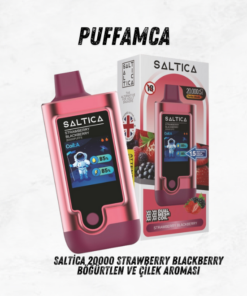 Saltica 20000 strawberry blackberry puff sipariş ver - puffamca